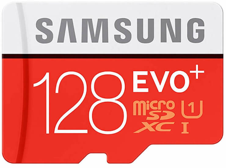 Best memory cards for dashcams Samsung Evo Plus 128GB