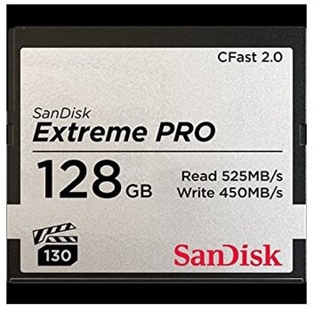 memory cards for dslr SanDisk Extreme Pro 128 CFast