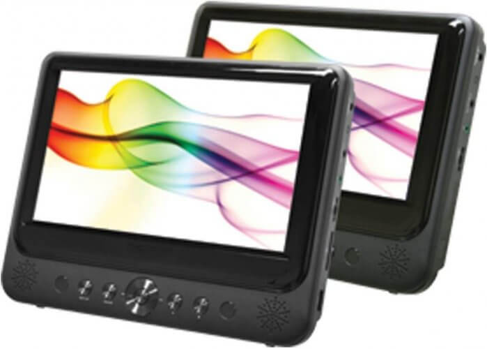 Sylvania 9-Inch Twin Best dual screen portable DVD player