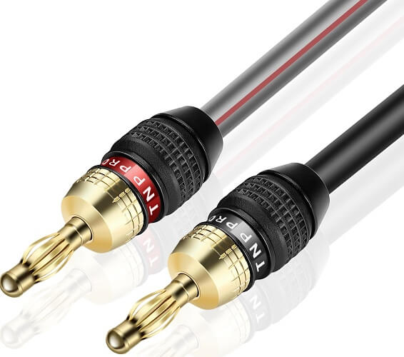 speaker cables with banana plugs