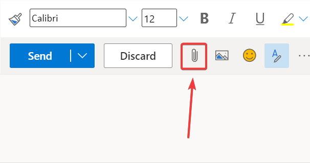 attachments outlook addition