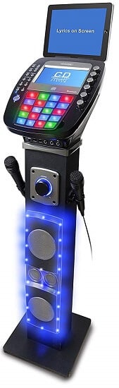 iKaraoke KS878-BT best karaoke machine display lights