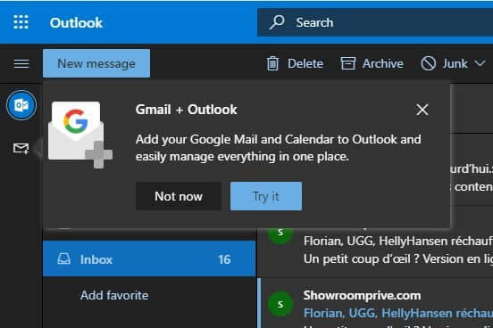 Gmail Integration for Outlook
