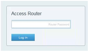 Access Router text box How to Configure Linksys Router