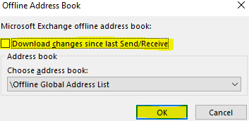 Download changes since last Send Receive