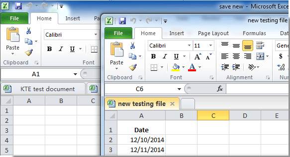 Excel tabs how to open two excel files in separate windows