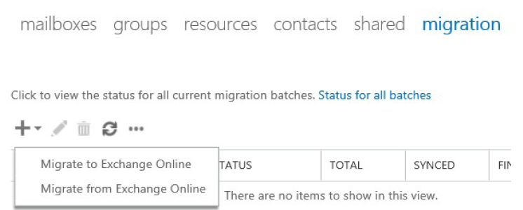 Migrate from Exchange Online