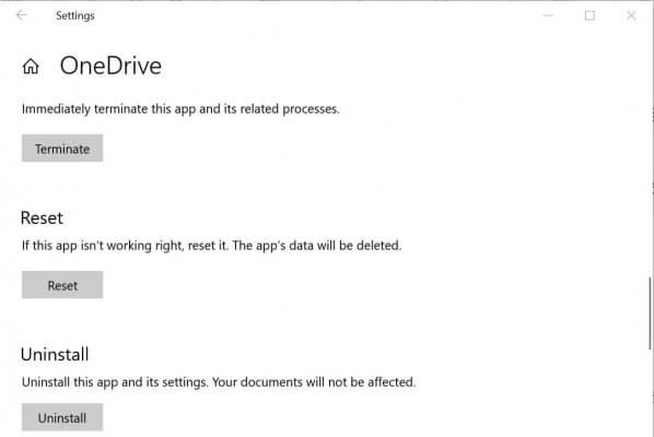 OneDrive error code 0x80040c81