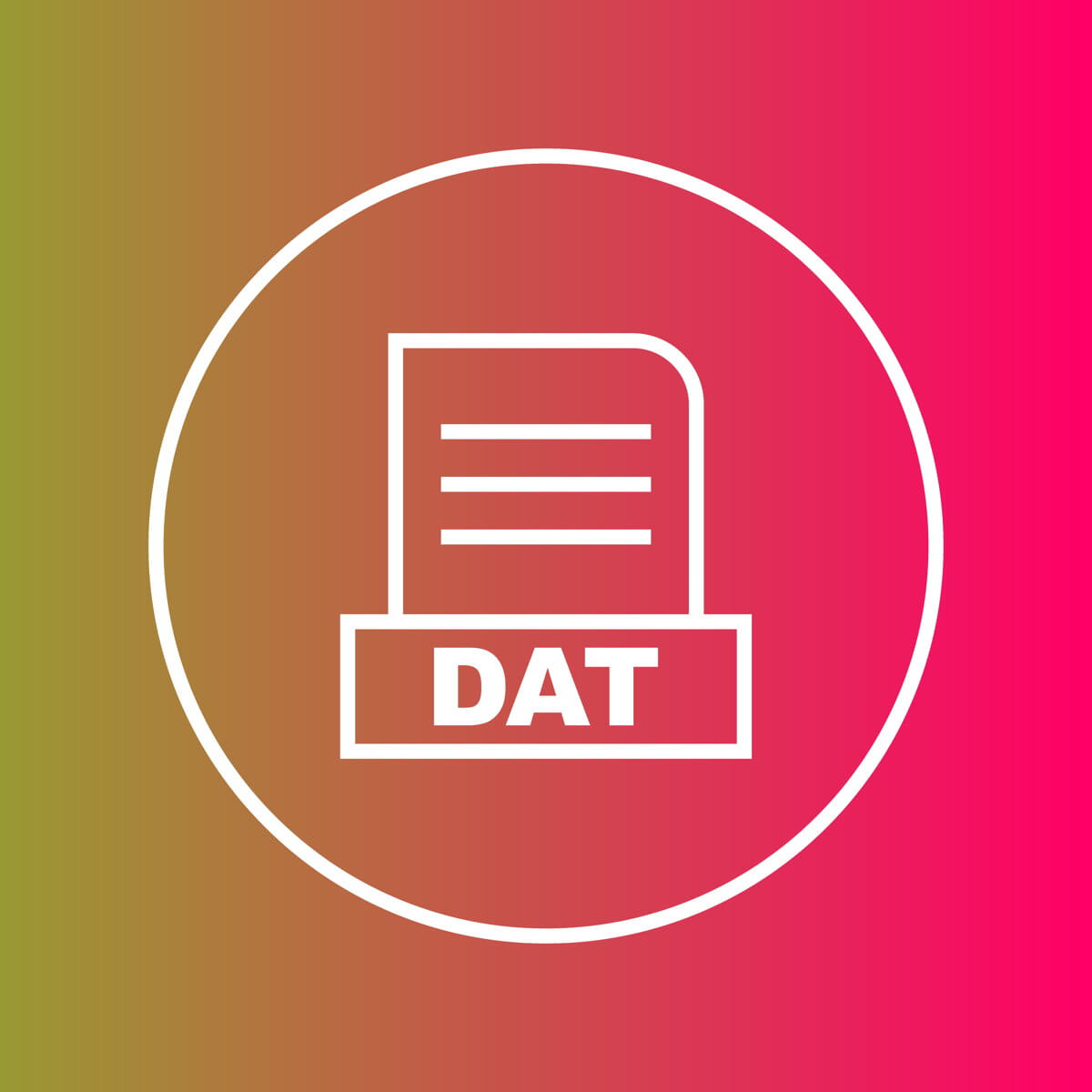 DAT file type - how to open