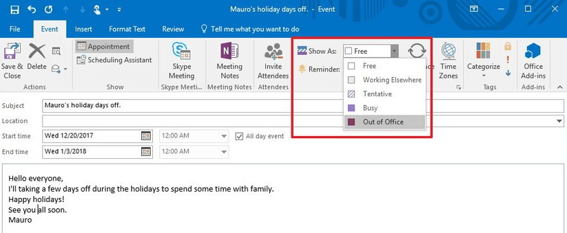 office status teams outlook microsoft remove stuck fix invites