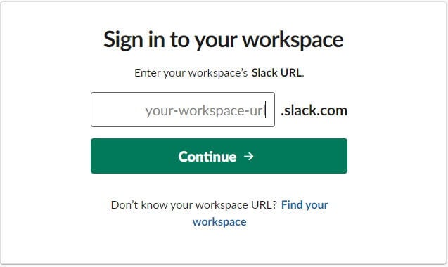 Slack connection issues sign in