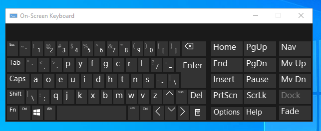 On-Screen Keyboard how to remove keyboard layout on windows 10