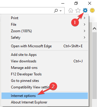 Internet options how to add trusted sites in windows 10 