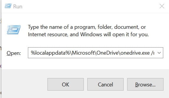 OneDrive error code 0x80040c81