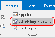 select Scheduling Assistant