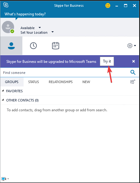 microsoft teams try it now