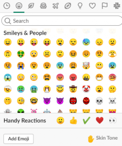 How to utilize emoji reactions in Slack