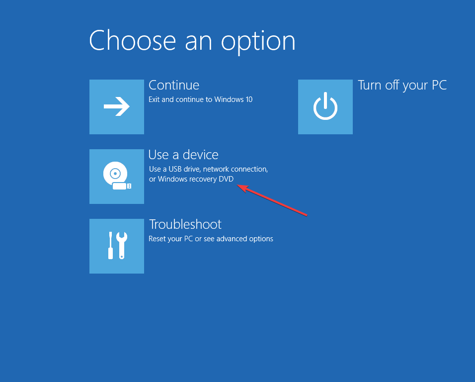 how to boot from usb windows 10 use a device