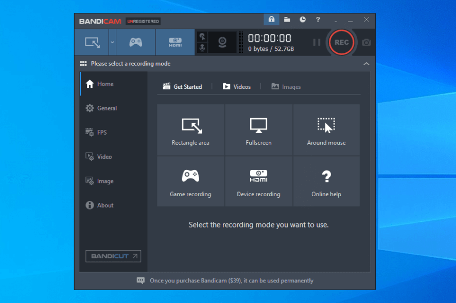 bandicam download windows 10