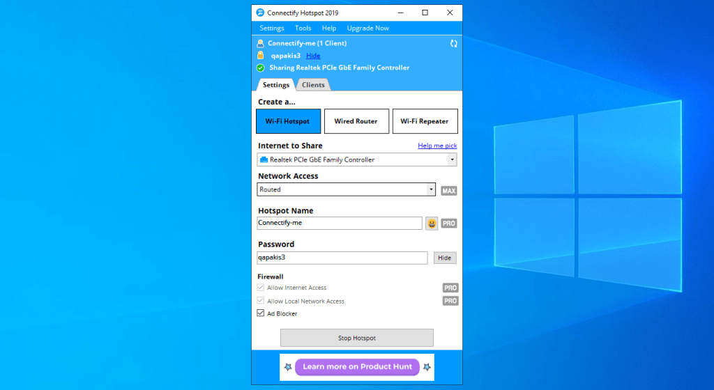 instal the new for windows Hotspot Maker 2.9