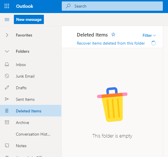 Deleted Items folder in the Outlook web app outlook how to keep declined meetings in calendar