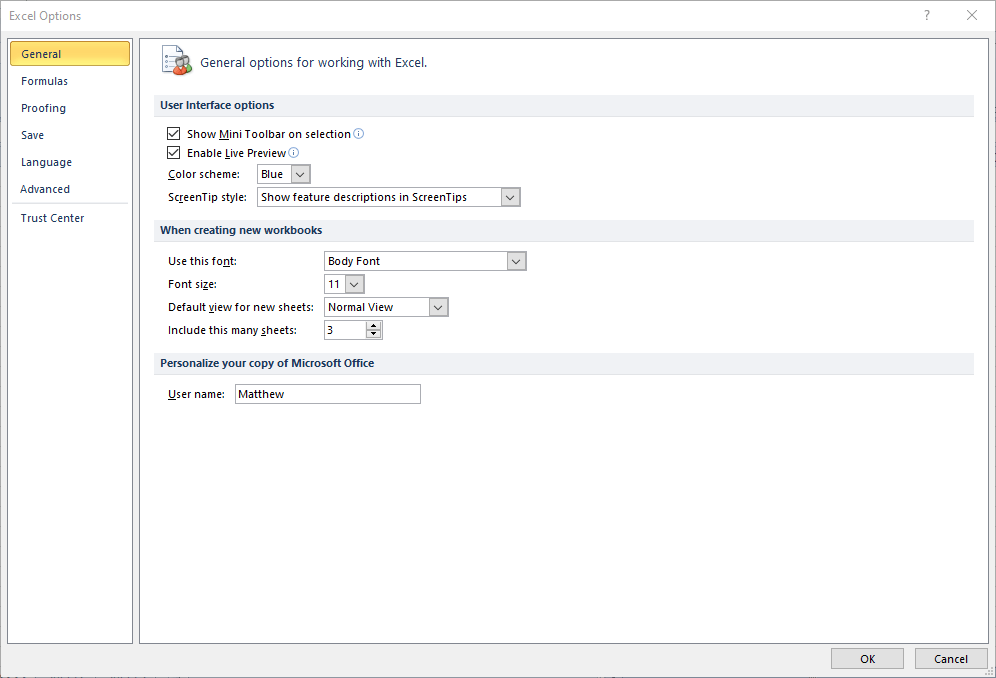 excel for mac won