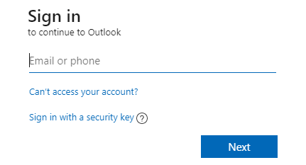 sign in to exchange admin center