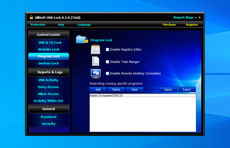 GiliSoft USB Lock 10.5 for windows download
