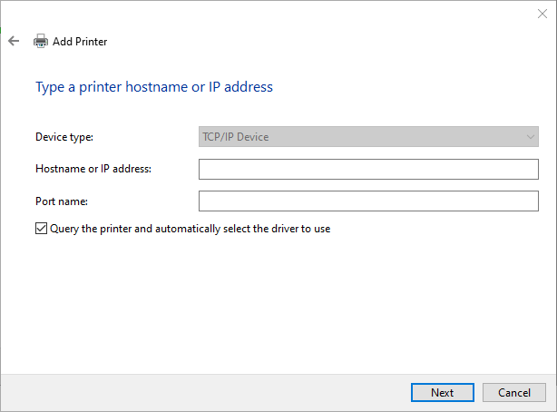 Hostname text box printer error 0x00003e3