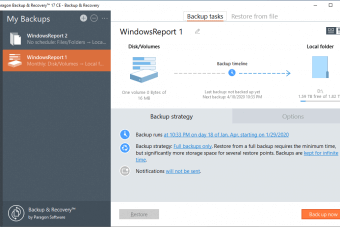 Paragon backup software review winscp transfer options