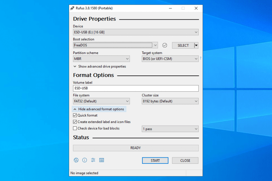 Rufus advanced format options