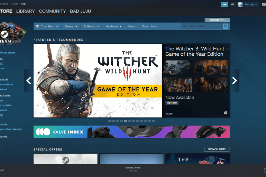 download the last version for windows Steam
