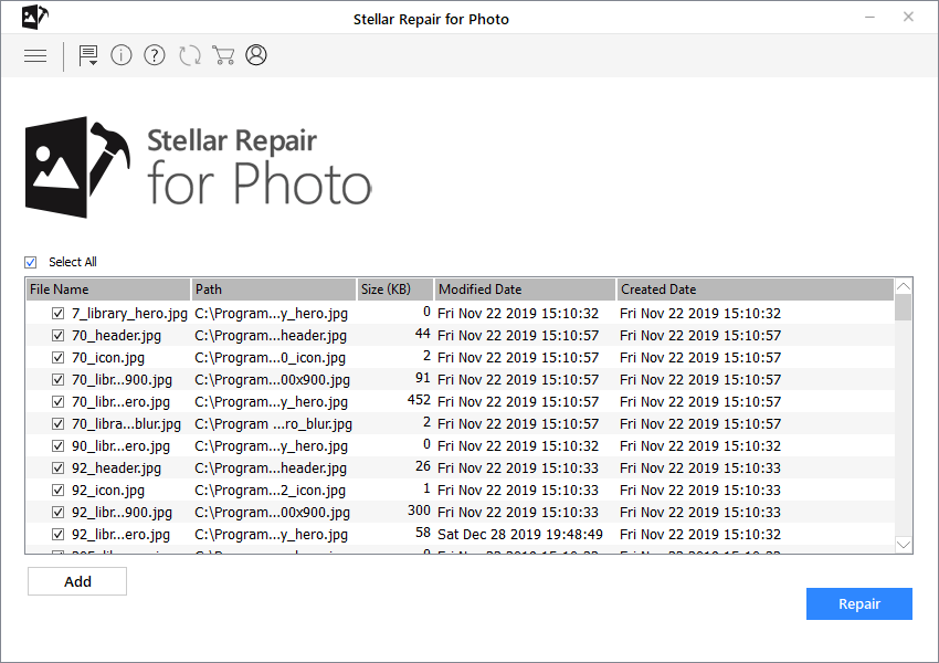 stellar repair for video.