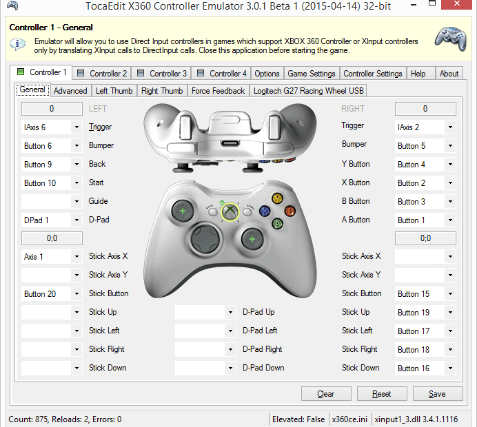 Leegte opraken sigaar Xbox 360 Controller Emulator for PC download free [review]