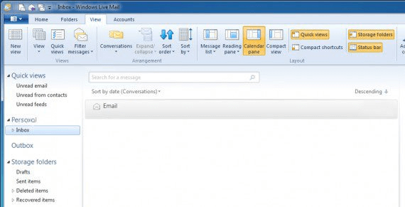 archive Windows Live Mail emails