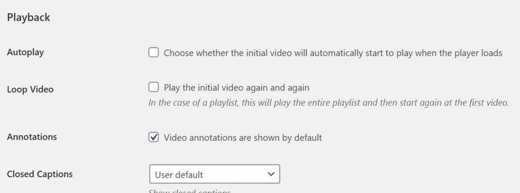 autoplay embedded YouTube videos