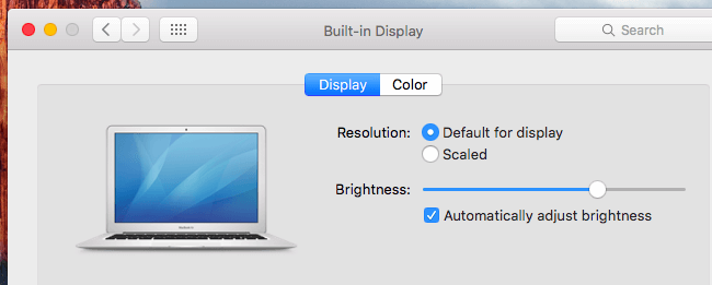 brightness adjust macbook screen extremely dark