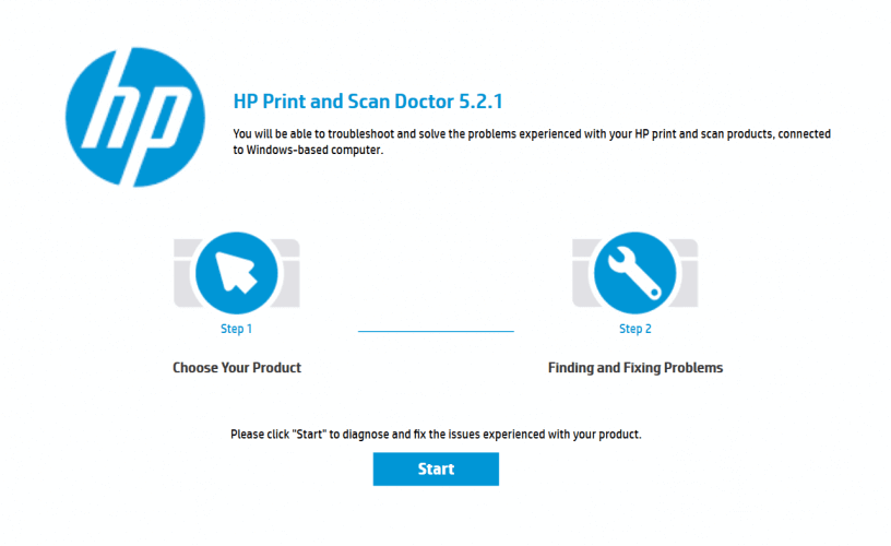 HP Print and Scan Doctor printer error documents waiting