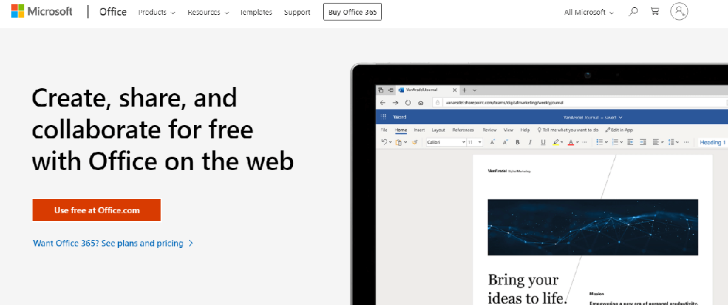 official Microsoft Office site