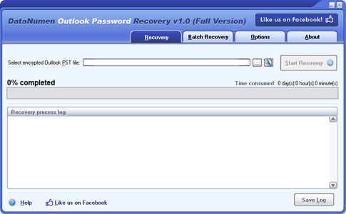 DataNumen Outlook Password Recovery outlook how to password protect an email