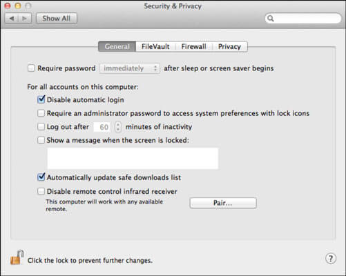 override mac security settings for install