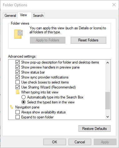 The View tab excel file could not be saved because of sharing violation