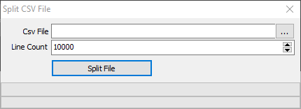 Split CSV File microsoft excel file not loaded completely