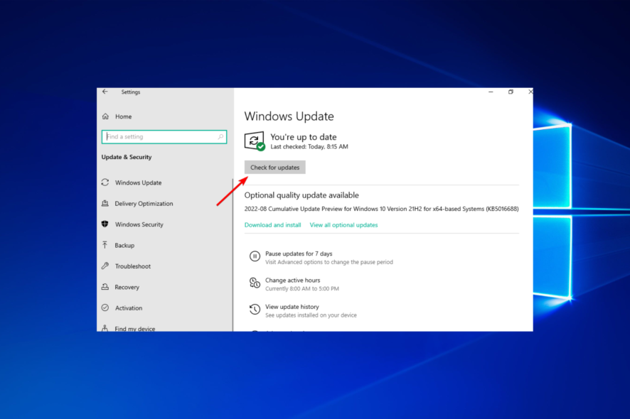 update-windows failure configuring Windows updates