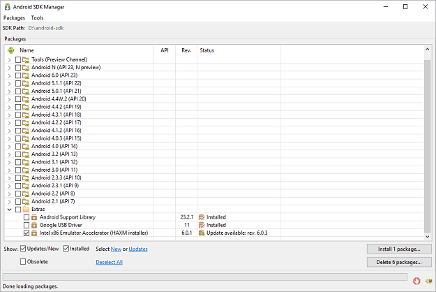 android studio sdk manager does not start