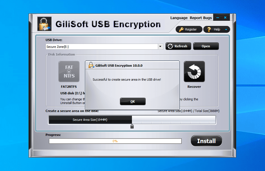 Gilisoft Full Disk Encryption 5.4 download the last version for windows