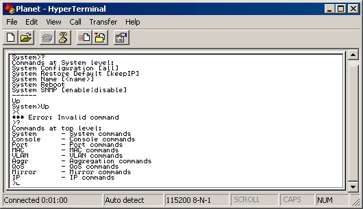 common HyperTerminal issues