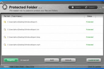 iobit protected folder full