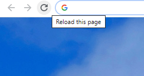 Reload button google drive error 500
