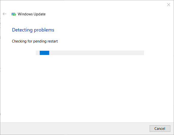 Windows Update troubleshooter Windows Update Error 0x8007043c